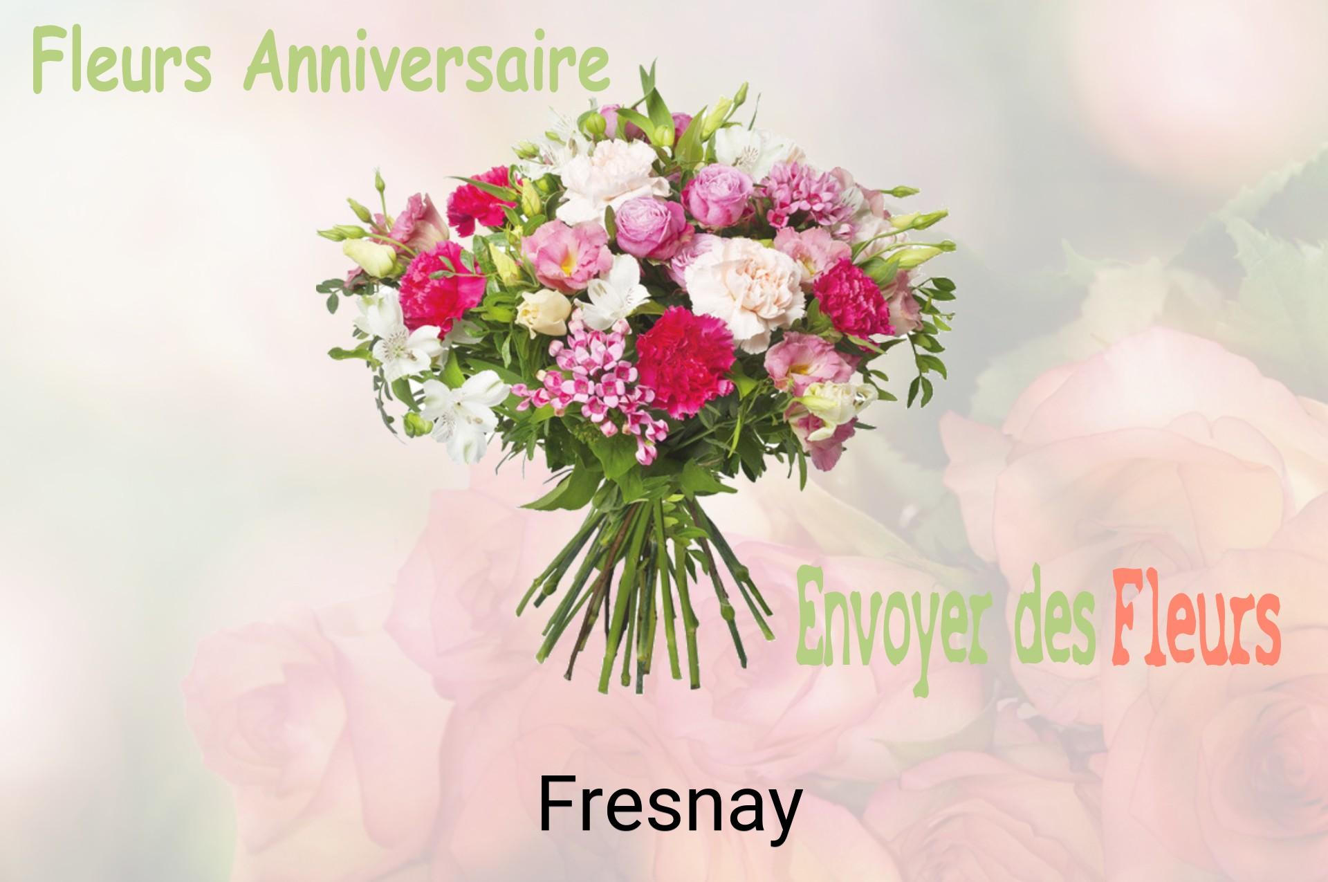 Bouquet de fleurs d’anniversaire livré à Fresnay